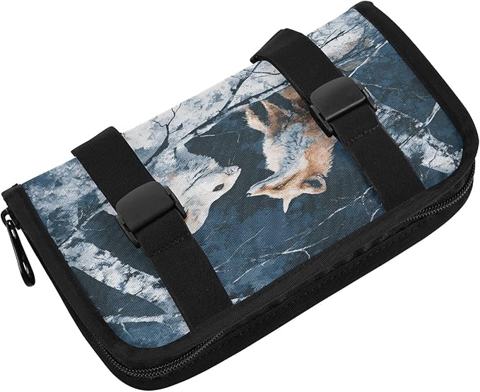 Car Tissue Holder Car Visor Organizer Tissue Box Holder for Car Sun Visor Organizer with Car Vehicle Accessories Essentials Interior for Women Men Fox Bunny Night Forest Blue