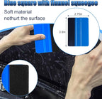 Car Window Tint Application Tools Kit, Car Vinyl Wrap Tool Window Tint Squeegees Set with with Spray Bottle Scraper Knife, Glass Protective Film Installing Tool for Automotive & Home (14PCS)