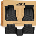 LASFIT Floor Mats for Mercedes Benz E Class 2017-2023 E300 / E350 / E400 / E450/ E43 AMG / E53 AMG / E63 AMG S (Fit Sedan & Wagon Only), All Weather TPE Floor Liners for E Class, 1st & 2nd Row