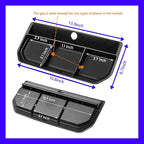 2024 2023 F150 Center Console Dash Storage Tray for 2021 2022 2023 2024 Ford F150 Dash Center Console Tray Ford F150 2022 Accessories F150 Dashboard Storage Organizer Sunglass Holder 2023 F150