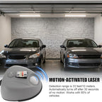 Car Parking Guide Assist Laser Sensor, 360 Degree Adjustable Laser Assist Stop Light Distance Vehicle Parking Aid, Motion Activated Auto Stop Indicator Assistance, Universal Fit
