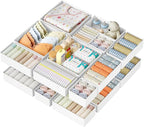 DIMJ Drawer Organizer Clothes Storage - 20 Pack Baby Dresser Organizer for Nursery, Foldable Closet Drawer Organizer Bins for