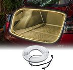 Trunk LED Light Strip for Tesla Model 3 2018-2023 - Waterproof & Easy Installation Interior Lighting Bar with Flexible Silicone, Trunk Ambient Lighting Accessories (DC 15V, Warm White)