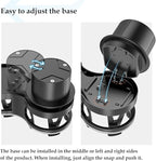 Adjustable Car Cup Holder Expander with Cup Diameter Less Than 2.55inches-fit cola Drink Cups Holder,2 in 1 cupholder for Cof