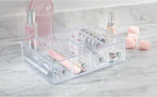 iDesign 36560EU 4-Drawer Vanity/Cosmetic Organizer, Set of 1, Clear