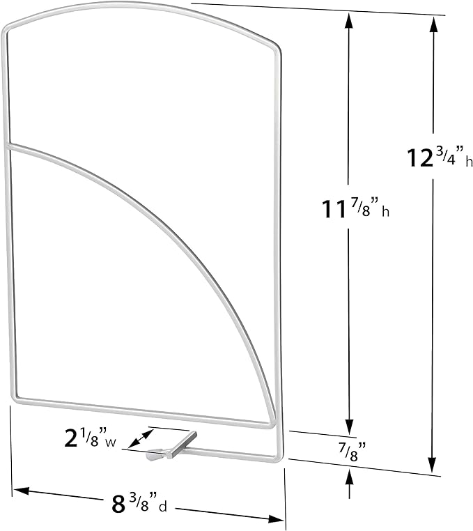 LYNK Professional® Home™ Tall White Shelf Dividers - Linen Closet Organizers and Storage - Linen Storage - Closet Organizatio