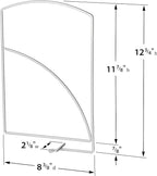 LYNK Professional® Home™ Tall White Shelf Dividers - Linen Closet Organizers and Storage - Linen Storage - Closet Organizatio