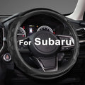 GIANT PANDA Steering Wheel Cover for Subaru Forester, Car Steering Wheel Cover for Subaru Outback and Crosstrek - Black