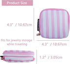 Travel Jewelry Case Small Jewelry Organizer Purse Jewelry Bag Women Christmas Gifts Jewelry Purse for Bracelet Rings Earring 
