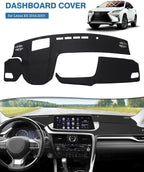 FIILINES Dash Cover for RX 2016-2019, Dashboard Mat Cover Accessories Dash Mat Sunshade Nonslip Mesh Protector No Glare