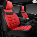 CAR PASS 3D Foam Leather Car Seat Covers Two Front Seats only, Air Mesh Thick Seat Covers, All Weather Car Seat Cover Comfort
