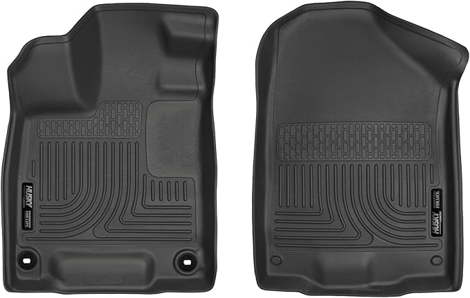 Husky Liners Weatherbeater Floor Mats | Fits 2017-2026 Honda Ridgeline | Front Row, 2-pc Black - 18431
