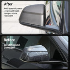 Rearview Mirror Guard Cover for Tesla Model Y Juniper 2025 2026 Side Mirror Cover Exterior Accessories of 2pc (Matte Carbon Fiber) (Not fit 2026 Standard & Performance)