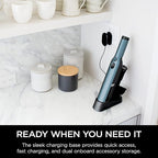 Shark WV201BLBRN WANDVAC Cordless Hand Vac, Lightweight and Portable at 1.4 lbs. with Powerful Suction, Charging Dock, One-To