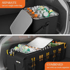 HOTOR Cooler Bag for Trunk Organizer - Portable Cooler for Car Organizer, Leakproof Car Cooler for Vehicle, Soft Small Cooler F