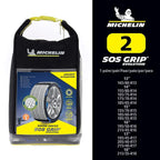 MICHELIN SOS Grip Evolution 2 Textile Snow Socks, Emergency Snow Chains for Cars, Quick and Easy Assembly, Perfect Hold on Sn