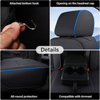 Coverado Chevy Silverado Seat Covers, Faux Leather Seat Covers Fit for Chevy Silverado GMC Sierra 2007-2026 1500, 2015-2026 2