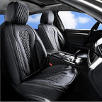 Coverado Seat Covers, Car Seat Covers Full Set, Black Car Seat Cover, Car Seat Covers Front Seats Back Seat Cover, Waterproof