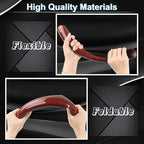 Carbon Fiber Steering Wheel Cover 3PCS, Non-Slip Grip for Universal Cars,Fit for 14–16 Inch Wheels, Interior Accessories for 