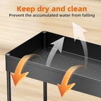 Simple Trending 3 Pack Under Sink Organizer, Pull-Out Cabinet Organizer Drawer, 2 Tier Multi-Purpose Slide Out Storage Shelf 