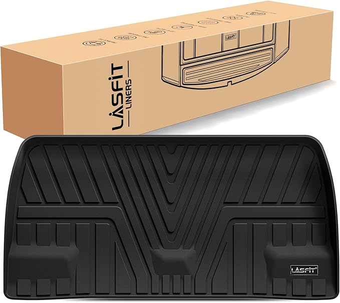 LASFIT Trunk Mat for Honda Odyssey 2026 2025 2024 2023 2022 2021 2020 2019 2018 Mini Passenger Van, All Weather TPE Cargo Mat Trunk Liner Only, Black (EX-L/Elite/Touring/Sport-L/Sport/EX/LX)