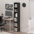 Furinno PASIR Book Shelf, 6-Tier Bookcase, Tall Standing Bookshelf, Open Storage Shelf, 9.4 x 12 x 71 Inches, for Home Office