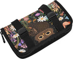 Car Tissue Holder Car Visor Organizer Tissue Box Holder for Car Sun Visor Organizer with Car Vehicle Accessories Essentials Interior for Women Men Black Owl Flowers Butterflies