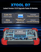 XTOOL D7 Bidirectional Scan Tool: 2026 Ai-Assisted OBD2 Scanner Diagnostic Tool with 36+ Resets, Full System Car Scanner with