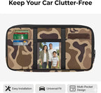 Duck Camo Car Sun Visor Organizer Multi-Pocket Sun Visor Organizer Personalized Car Interior Accessories Keep Tidy for Cars, Trucks & SUVs