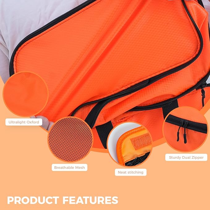 8-Piece Compression Packing Cubes for Travel, Bright & Lightweight Luggage Organizer System for Outdoor Travel & Adventure, S