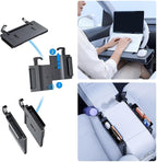Car Steering Wheel Desk - Vehicle Interior Clamp-On Desk | Steering Wheel Tray for Food - for Snack Drinks Tablet Video Conference Meal Dining Eating Working Writing