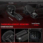 Parking Assist Sensor Compatible with Toyota RAV4 2014-2018,Tacoma 2015-2022,Tunder 2014-2021,Replace#89341-0C010 89341-0C020