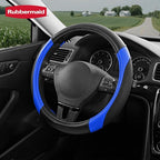 Rubbermaid Steering Wheel Cover – Universal Fit 14.5"–15" Steering Wheel Cover, Anti-Slip Grip, Breathable Leather, All-Seaso