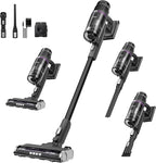 Eureka Cordless Stick Vacuum Cleaner ReactiSense 440, 60-Min Runtime, Anti-Tangle Brushroll, Intelligent Sensing Technology, 