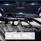 KMF 8pcs Thicken Sun Shades for Volvo XC60 2018-2025 2026 Accessories, Full Car Window Covers Sunshade for Windshield Side Rear, UV Block and Blackout Protect Privacy for Car Camping Outdoor