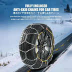 Snow Chains For Car Tires，Zip Tie Tire Chains，Easy To Install Without Tools, Suitable For Suvs, Pickup Trucks, And Light Vehi