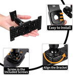 Dash Cam Mirror Mount, Rear View Mirror Dash Cam Mount Back Plate Panel Kit for 5.5" - 12" Rearview Mirror Dash Cams