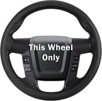 Steering Wheel Cover for Ford F150 2009-2014/ Ford Expedition 2015-2017, Car Steering Wheel Cover Protector Accessories for Ford (Black)