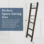BARNWOODUSA Throw Blanket Ladder – Fully Assembled Reclaimed Wood – Rustic Decorative Ladder for Towels, Quilts, & More – Per