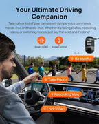 70mai Dual Dash Cam Front and Rear 4K, Car Camera for Cars with Sony IMX678, STARVIS 2 Night Vision, 4G LTE, AI Motion Detect