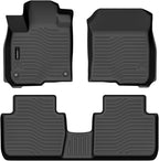 Auxko All Weather Floor Mats Fits for Honda HR-V Include Hybrid 2023 2024 2025 2026 TPE Rubber Liners All Season Guard Odorless Anti-Slip Mats for 1st & 2nd Row
