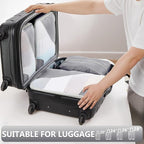 8 Set Packing Cubes for Travel, Gifts for Women Mom,Anti-Tearing Suitcase Organizer for Luggage with Shoe & Hanging Toiletry 