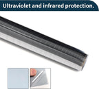 Motoforti Nano Ceramic Car Window Tint Film VLT 60% IRR 55% UVR 60% Silver Tone 5ft x 30inch Privacy Film 2mil PET 1 Pc