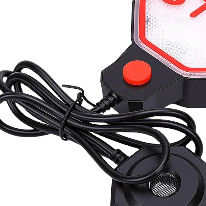 Adjustable Garage Parking Aid Sensor, Ultrasonic Distance Measurement Stop Sign, 6in to 6ft Sensor Assist with Stop Sign, Ideal for Cars, SUVs & Trucks