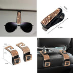NBTEPEM 30 Pcs Orange Bling Car Accessories Set for Women, Steering Wheel Cover Set, Bling Console Cover, Seat Belt Cushion, Shift Knob Cushion, Cup Holder Coaster, Rhinestone Car Hanging Accessories