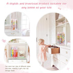 POVETIRE Bow Holder for Girls Hair Bows,Pink Hair Bow Organizer, Hair Clips Stand Hair Accessories Rack Display Decors Baby N