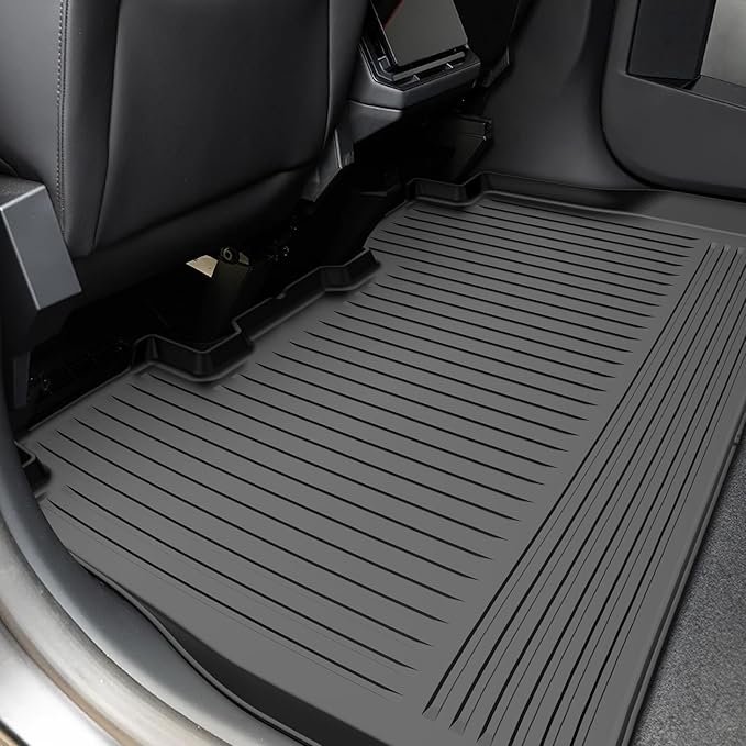 All-Weather TPE Floor Mats 6PCS -Compatible with Cybertruck 2024-2026, Full Coverage Cargo Liner & Frunk Mat Heavy-Duty Anti-Slip Interior Accessories