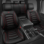 CAR PASS 3D Foam PU Leather Car Seat Covers, Universal Seat Covers Full Sets for Trucks SUV Sedan Automotive Seat Covers Armr