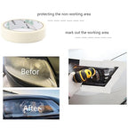 104PCS Car Headlight Restoration Kit - 3Inch Sanding Discs, Wool & Sponge Buffing Pads, Interface Pad for Car Washing, Cleani