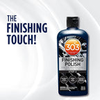 303 Products Finishing Polish for The Professional Show Car Shine - Maximum Paint Clarity - Mirror Like Finish - Removes 2500 Grit Scratches (Step 3), 12 fl. oz. (30703)